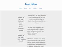 Tablet Screenshot of joansilber.net